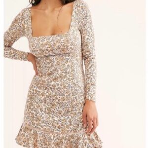 NWT Free People size 4 floral Boheme Dress
